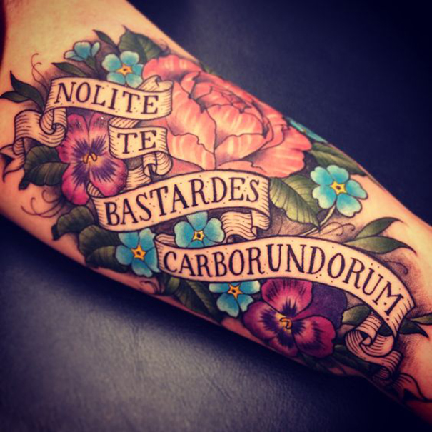 nolite te bastardes carborundum