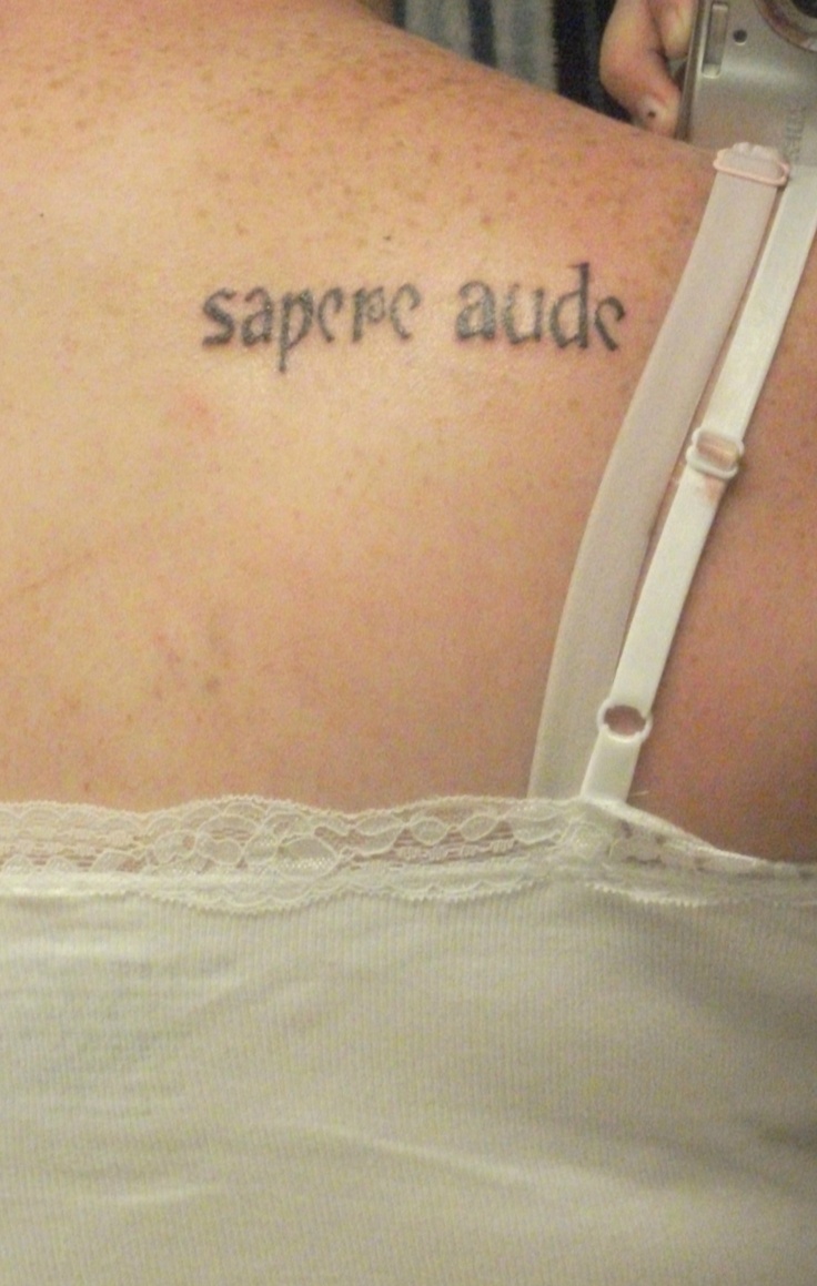sapere aude