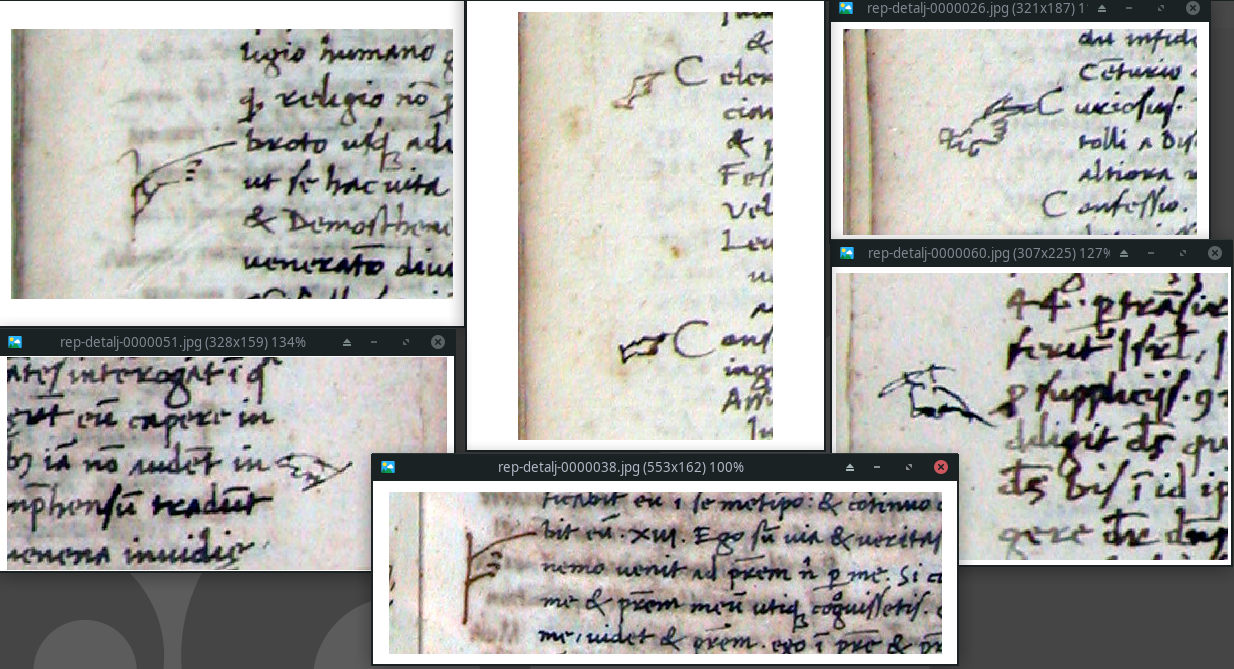 Repertorium, a selection of maniculae