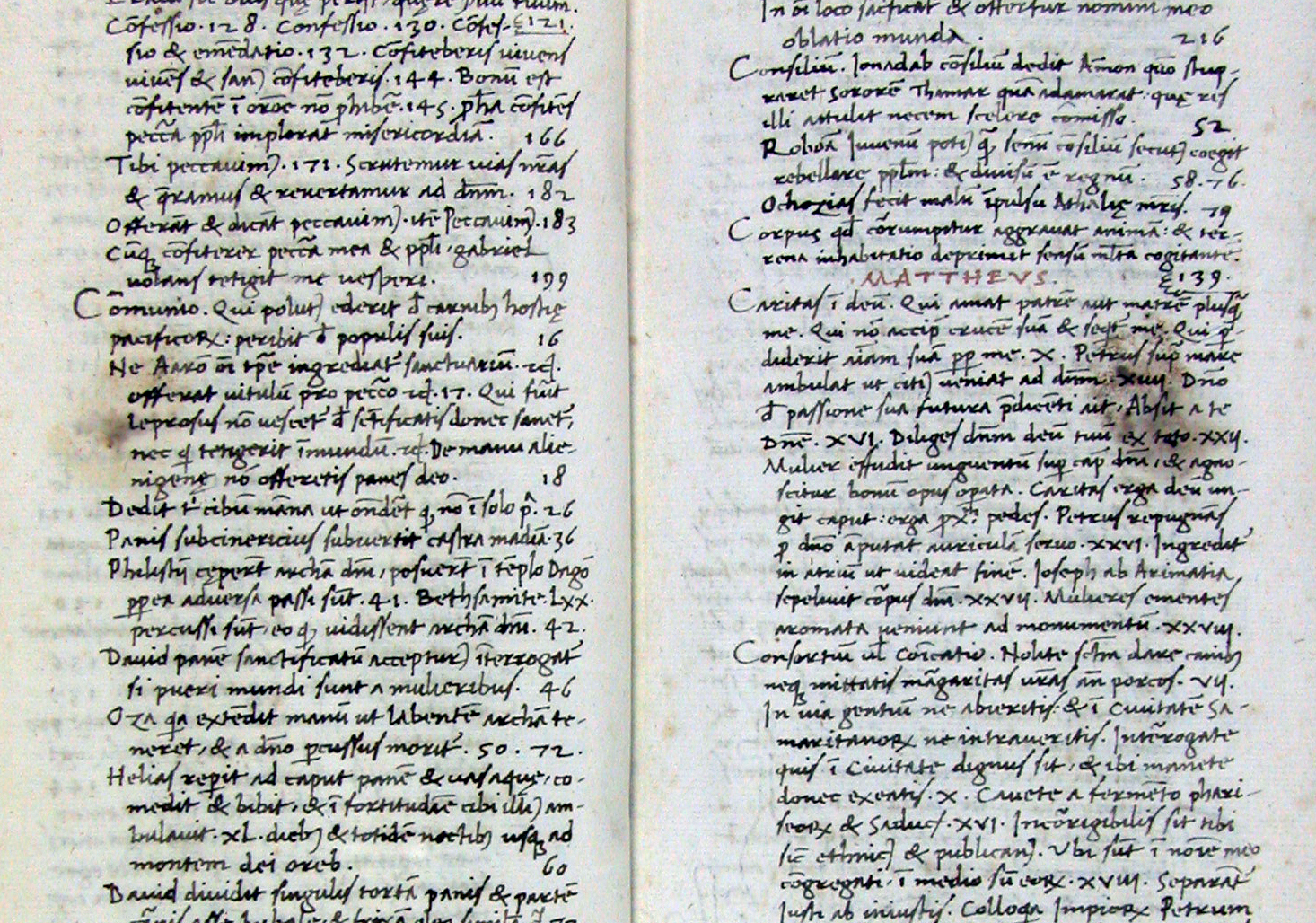 Repertorium, f. 58v-59r, detail